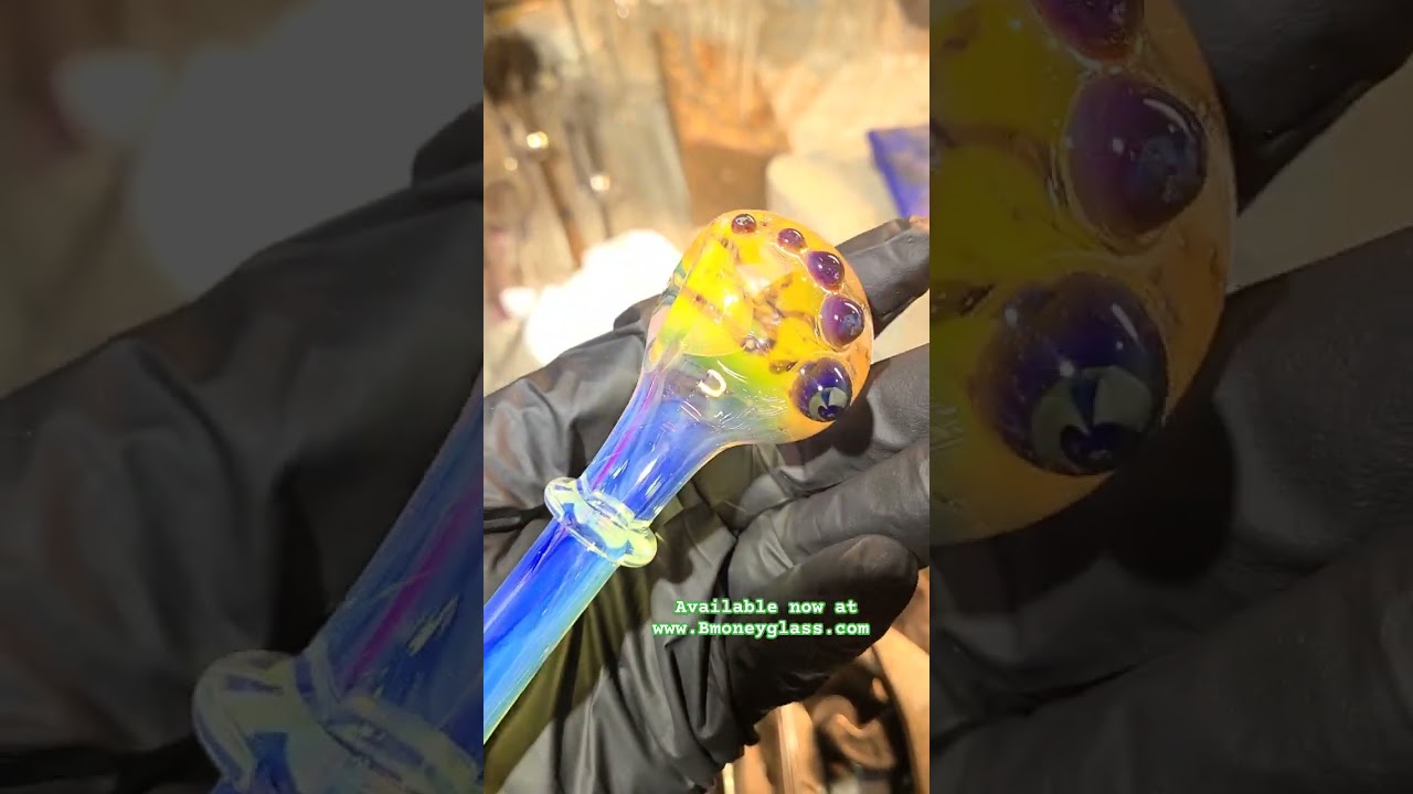 Color Changing Fume Spoon ft Blue Amber Purple 