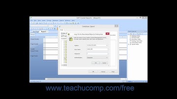 Crystal Reports 2013 Tutorial Universes Business Objects Training