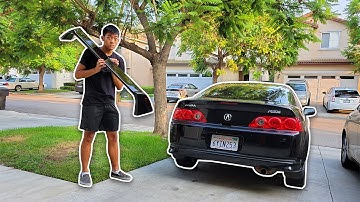 TYPE R WING INSTALL! DC5 Acura RSX