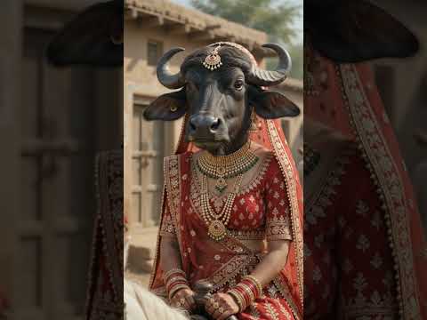 दूल्हा भैंस को देखते ही भाग गया 😂🐃 | उल्टी दुनिया #shorts