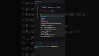 Learn how the lambda function works in Python. #coding #programming #programming