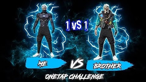 Intense 1v1 Custom One-Shot Chaos in Free Fire! 😎 || Brother  vs brother 😈