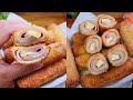 Ham and cheese bread rolls