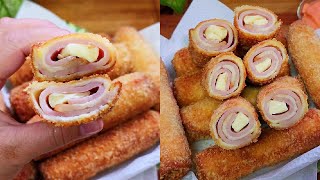 Ham and Cheese Bread Rolls