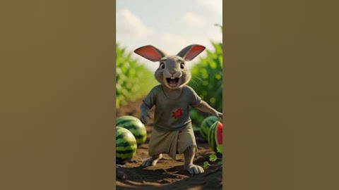 🐇Rabbit’s Farm Destroyed by Naughty Monkeys | Elephant Saves the Day #shortsfeed #ai #viral #shorts