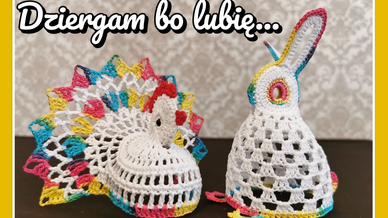 Szydełkowa kurka, kokoszka, ozdoba