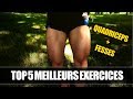 Top 5 meilleurs exercices poids du corps - Quadriceps et Fesses