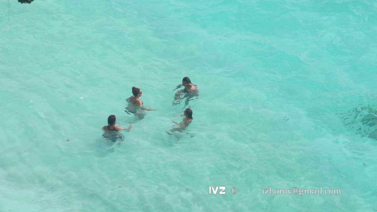 Swimming at the beach - YouTube