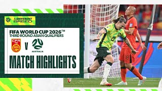 Thumbnail for China PR vs Australia | Highlights | FIFA World Cup 2026 Third Round Qualifier