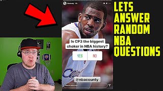 Lets Answer These 17 Random NBA Questions