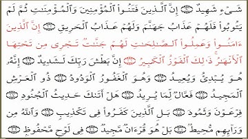 سورة البروج القارئ علي جابر