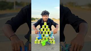 My New Bullet Gun And Ban 10 Gun V\s Water Gel Toy Gun Testing Short🔥