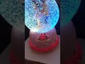 كرة الثلج الجميلة بموسيقى واضواء متنوعة للطلب او الاستفسار مرحبا