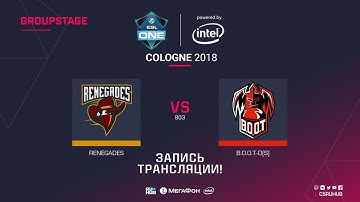 Renegades vs B.O.O.T.-d[S] - ESL One Cologne 2018 - map2 - de_train [Anishared, GodMint]