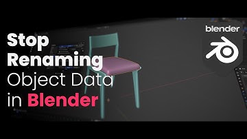 STOP Manually Renaming Object Data in Blender! This Addon Does It Automatically