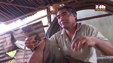 ĐỘC ĐÁO NGHỀ ĐAN GÙI Ở LÀNG NGLƠM THUNG