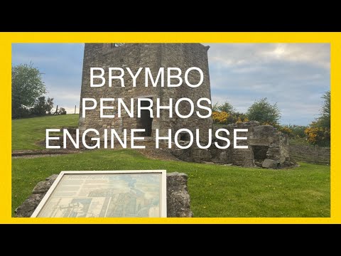 PENRHOS ENGINE HOUSE RUINS ON BRYMBO ROAD WREXHAM NORTH WALES UK