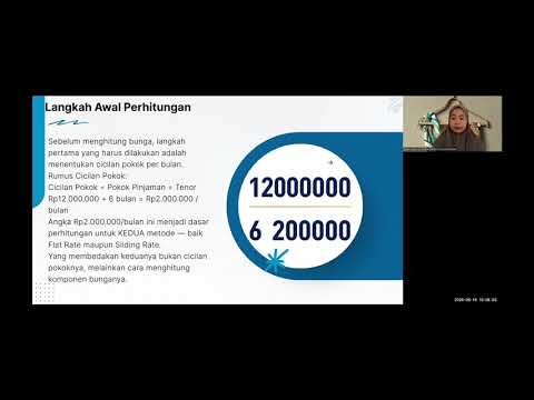 Presentasi UAS PENGANTAR AKUTANSI 2 : Analisis Bunga Kredit-Flat Rate vs Sliding Rate & Studi Kasus
