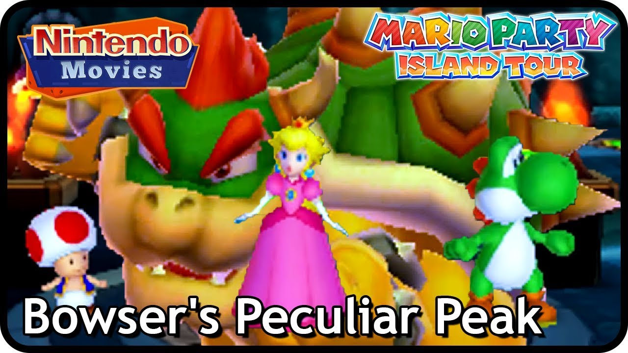 Mario Party Island Tour - Bowser's Peculiar Peak / Bowser's Bizarre Volcano (3 Players)