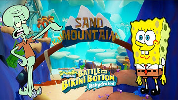 SPONGEBOB BATTLE FOR BIKINI BOTTOM REHYDRATED | Sand Mountain Gameplay Walkthrough #11