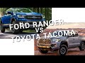 2020 Toyota Tacoma vs 2020 Ford Ranger | Comparison