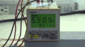 OMRON H5CR-B Digital timer (power supply AC100V specification)　動作確認