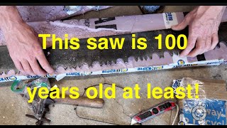 Unboxing an early 1900s Crosscut Saw: First Impressions