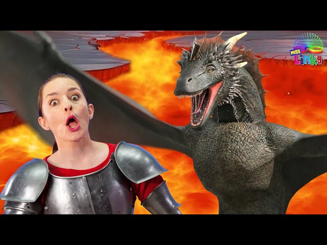 The Floor is LAVA Exercise for Kids | Dragons and Knights Chase| Brain Break for Children class=