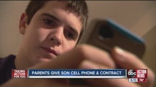 Parents allow iPhone use for son, 10, after agreeing to parents' contract terms