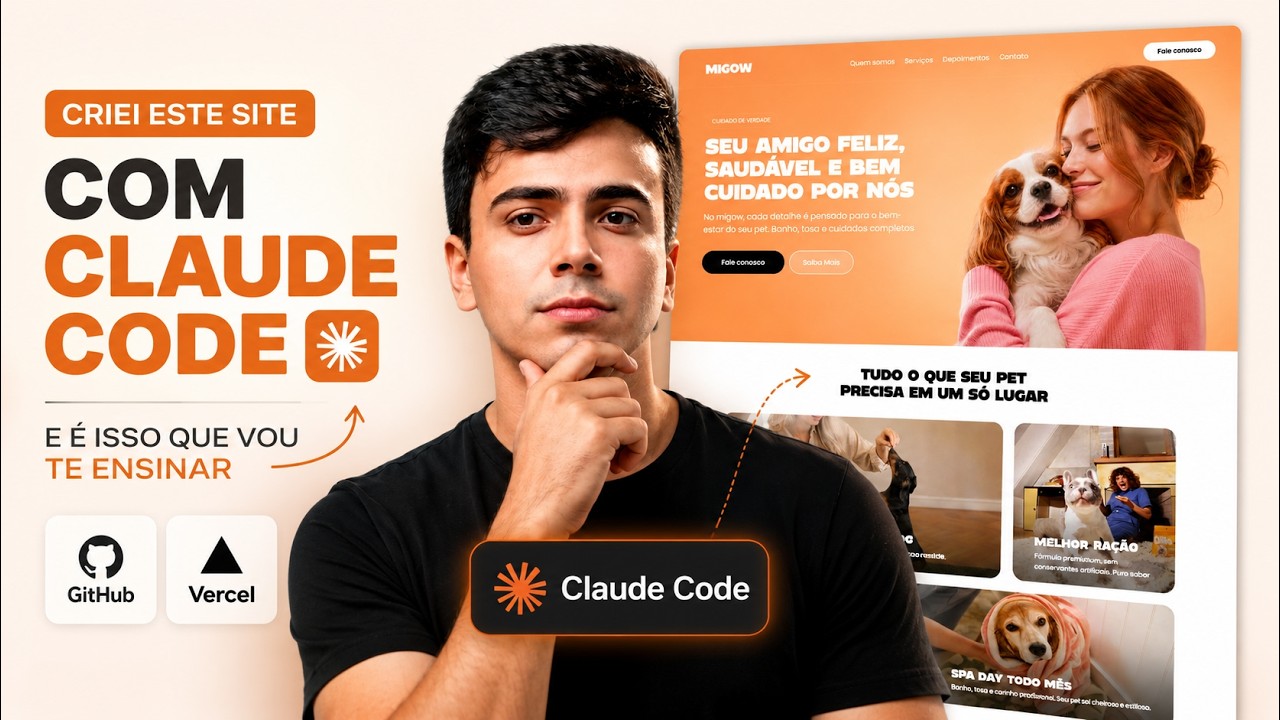 CLAUDE CODE CRIANDO UMA LANDING PAGE DO ZERO - CONECTANDO FIGMA ...