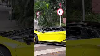 Lamborghini Aventador SVJ Andando nos piores asfaltos de São Paulo