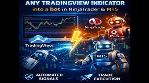 Automate trades from TradingView to NinjaTrader or MT5
