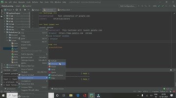 First Test Script with Robot Framework (Test Automation) - part 1
