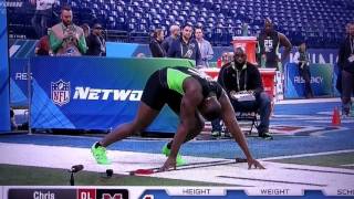 Chris Jones NFL Combine flub