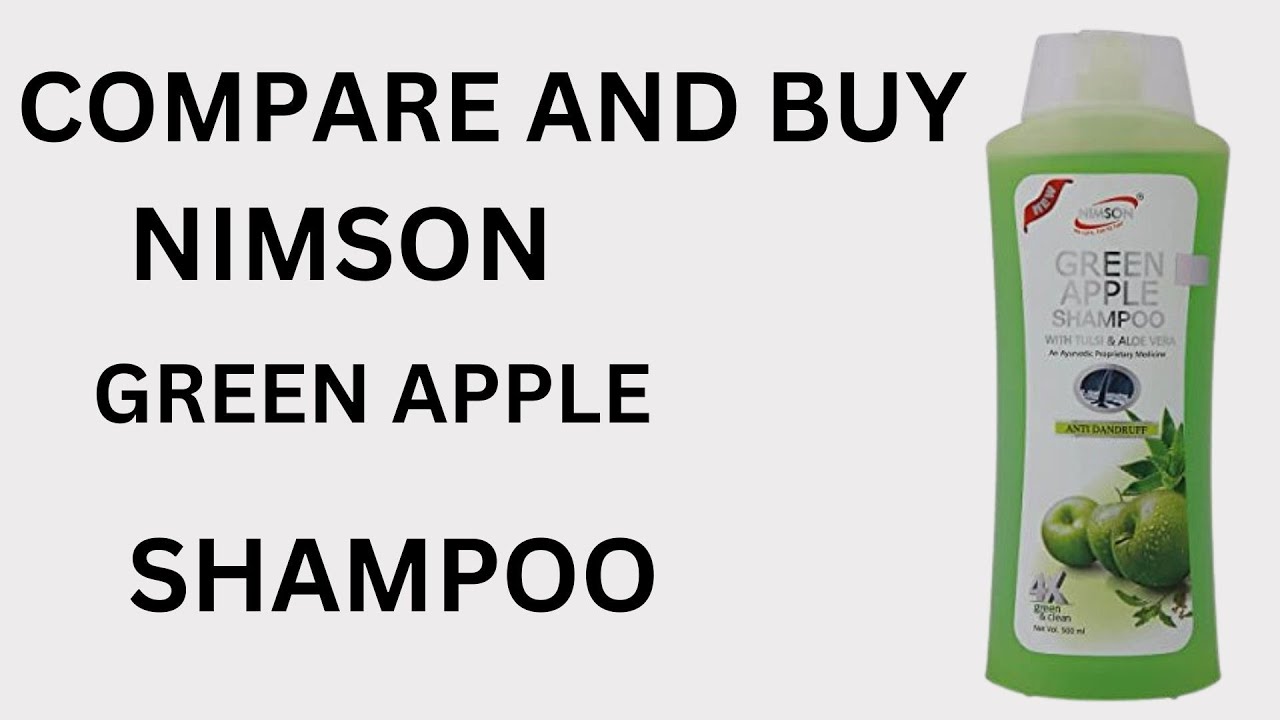 Nimson green Apple Shampoo  || With Tulsi & Aloe Vera Ayurvdic Proprietary Medicine ||