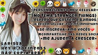 Personalizando meu celular junto com vocês {no tema:stranger things}💛 screenshot 4