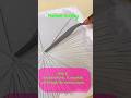 Easy Texture Art with silver foiling| Starburst | 3D Art | Easy DIY Art #shortsfeed