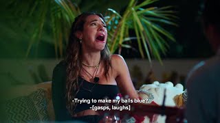 Patrick singing an off key love song to Georgia (Too Hot to Handle S03 E02) Details