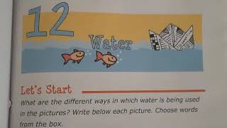 Chapter 12 Water class 1st Subject EVS