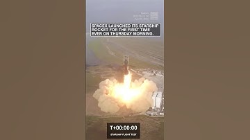 SpaceX launches Starship rocket | #shorts #newvideo #trending #subscribe