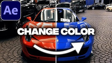 How to Change Color of Objects in Videos | After Effects CC Tutorial