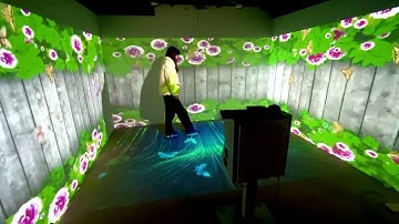 defilabs interactive wall and floor system support muti projectors