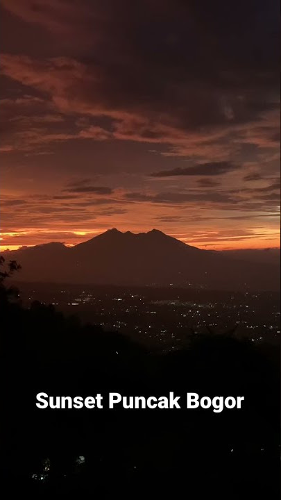 Sunset Puncak Bogor