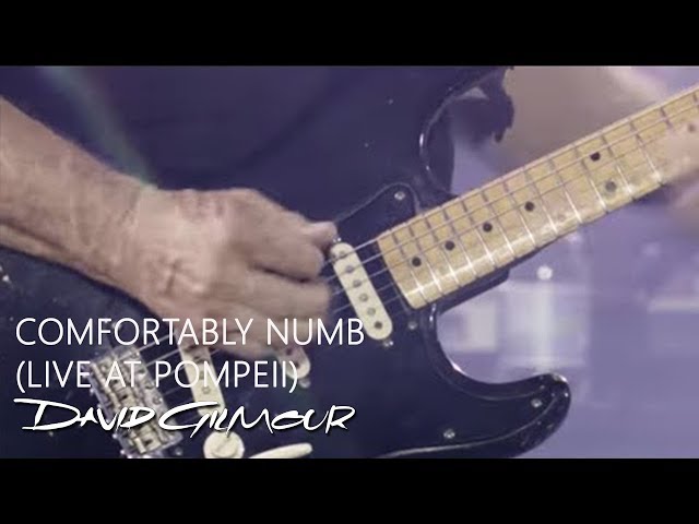 David Gilmour - Comfortably Numb  Live in Pompeii 2016