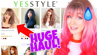 Testing CHEAP wigs from YESSTYLE... (that you guys picked for me)