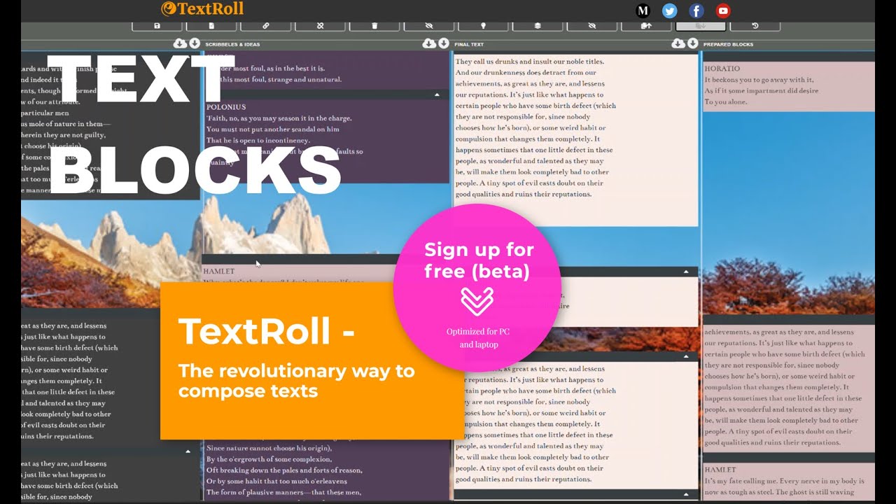 HOW TO WORK WITH TEXT BLOCKS - YouTube