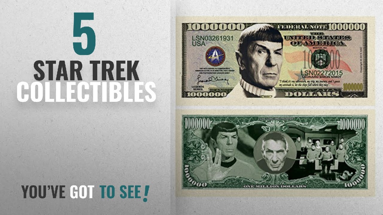 Top 10 Star Trek Collectibles [2018]: American Art Classics Spock Leonard Nimoy Star Trek games people play