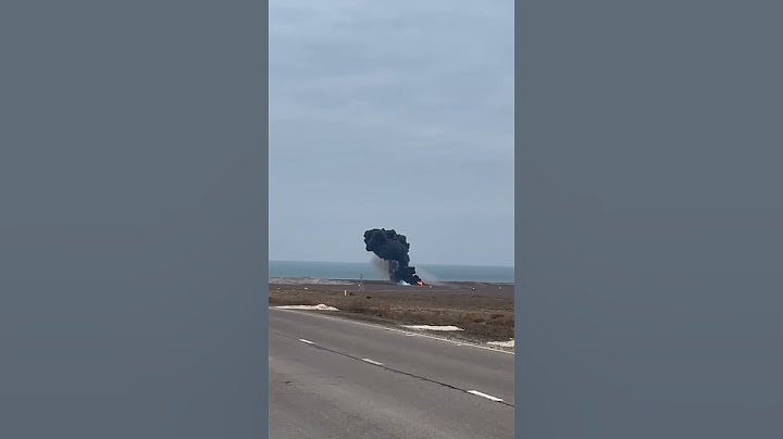 В Актау упал самолет, летевший из Баку в Грозный #гиперборей #казахстан #актау