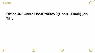How To Get Job Title Of The Current Logged In User in Powerapps