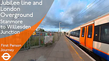 London Underground & London Overground First Person Journey - Stanmore to Willesden Junction